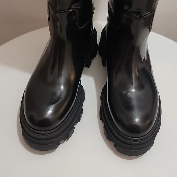 Gia Borghini Black Combat Boots - Picture 5 of 16